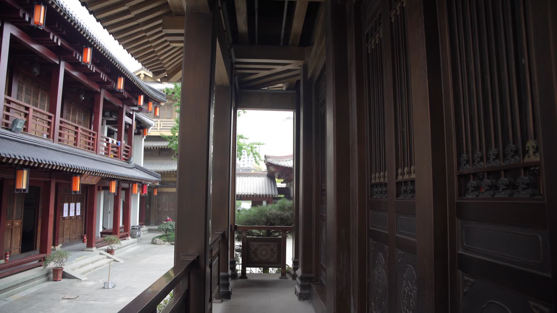 杭州拱墅区香积寺禅院视频的预览图