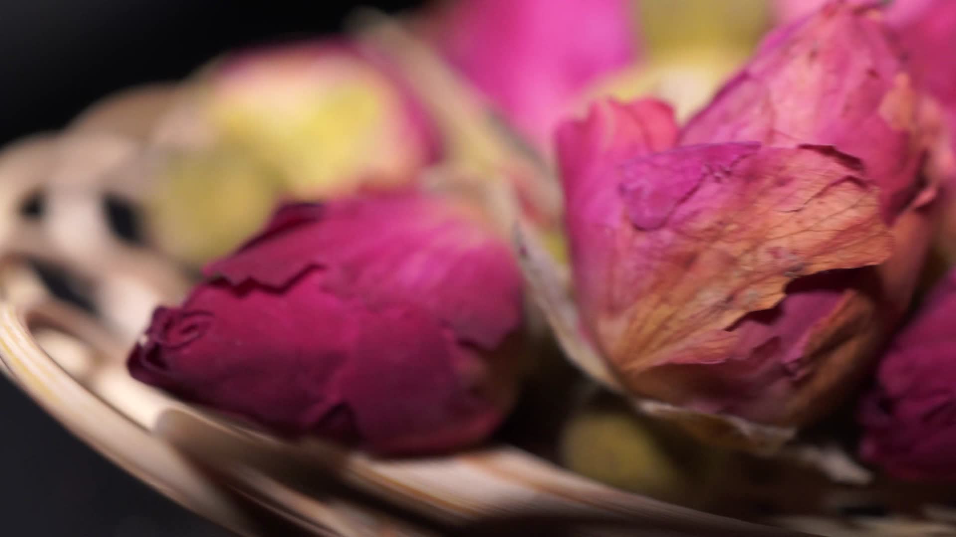 花茶干花玫瑰花食用玫瑰视频的预览图
