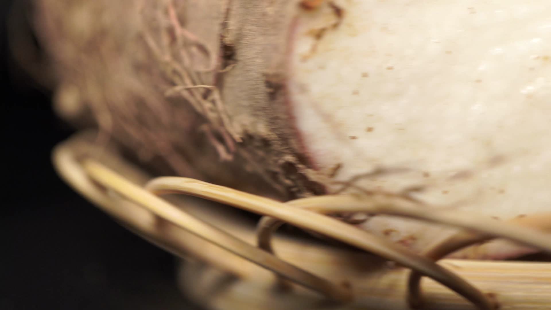 粗粮食材芋头山药视频的预览图