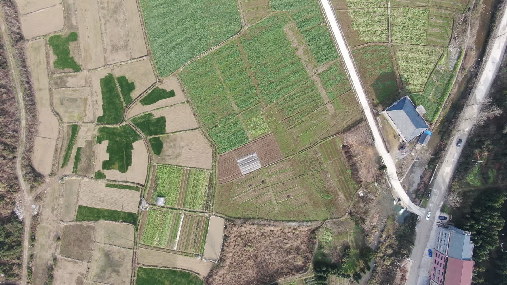 大气春耕农田农业种植航拍视频的预览图