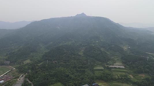 航拍湖南靖州飞山景区视频的预览图