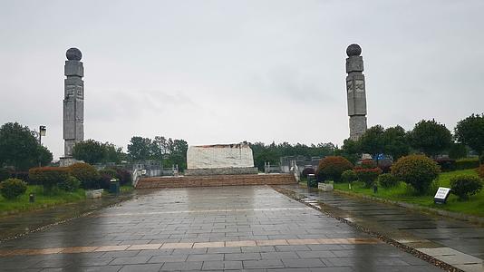 旅游景区湖南湘阴县左宗棠文化广场实拍视频的预览图