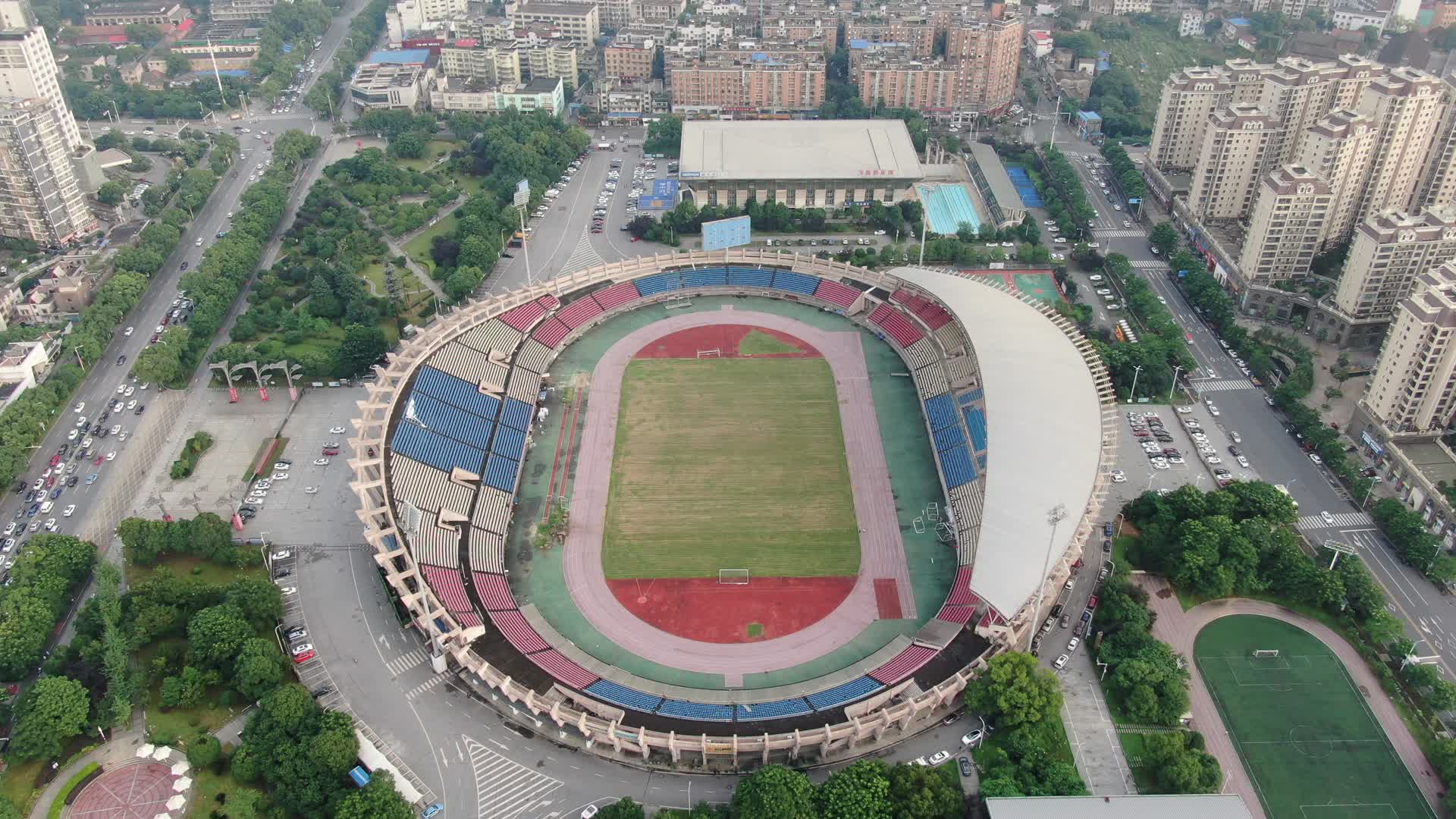 旅游景区湖南湘潭体育中心视频的预览图
