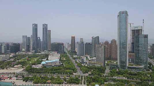 城市航拍江西南昌城市风光视频的预览图