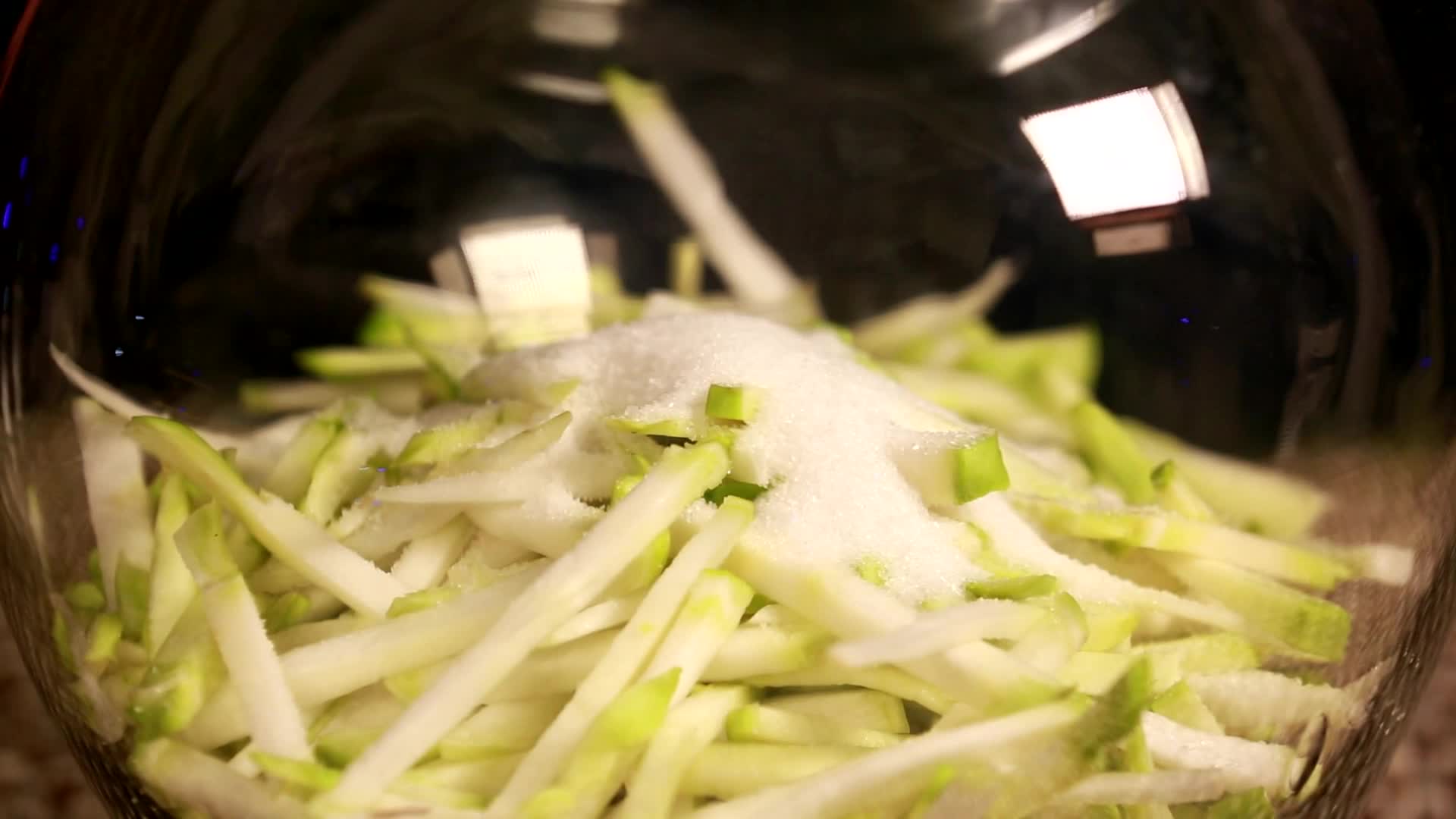 镜头合集切芥菜丝芥菜头水疙瘩视频的预览图