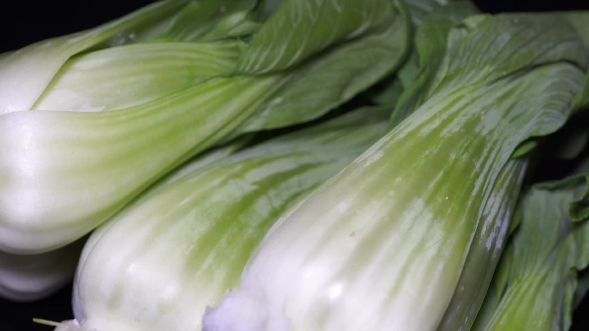 健康蔬菜油菜菜梗菜叶菜帮子视频的预览图