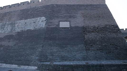 山西平遥古城古城墙视频的预览图