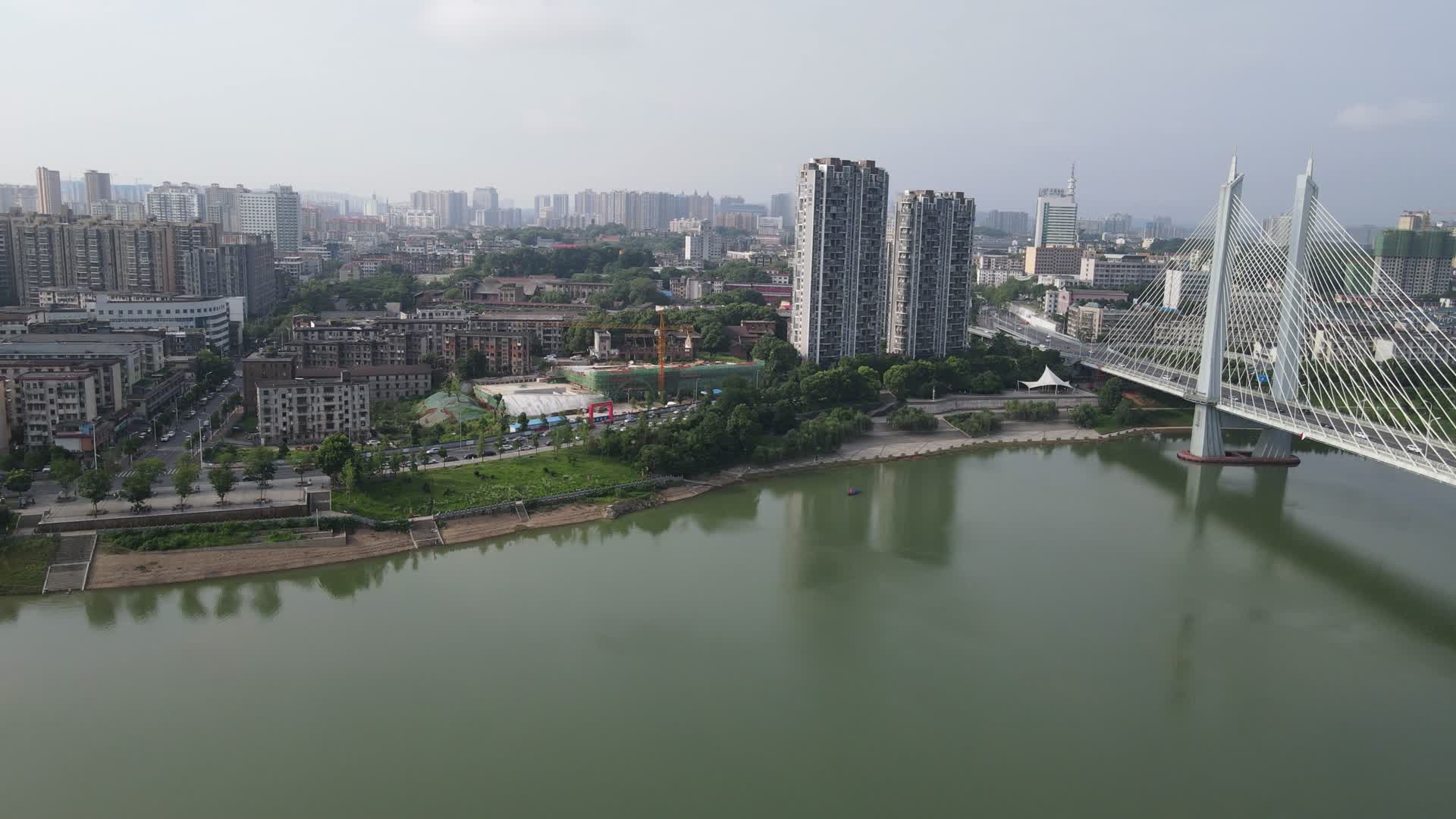 湖南益阳城市风光宣传片航拍视频的预览图