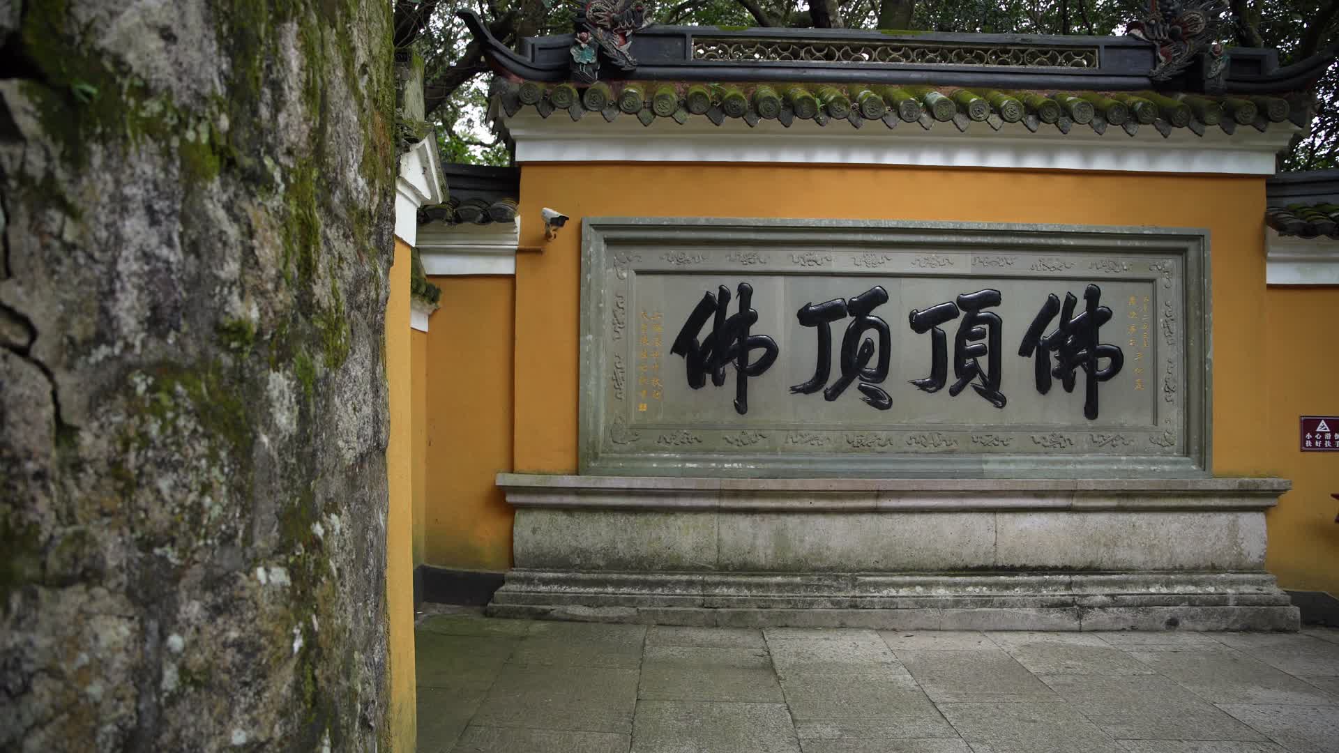 浙江舟山普陀山慧济禅寺视频的预览图