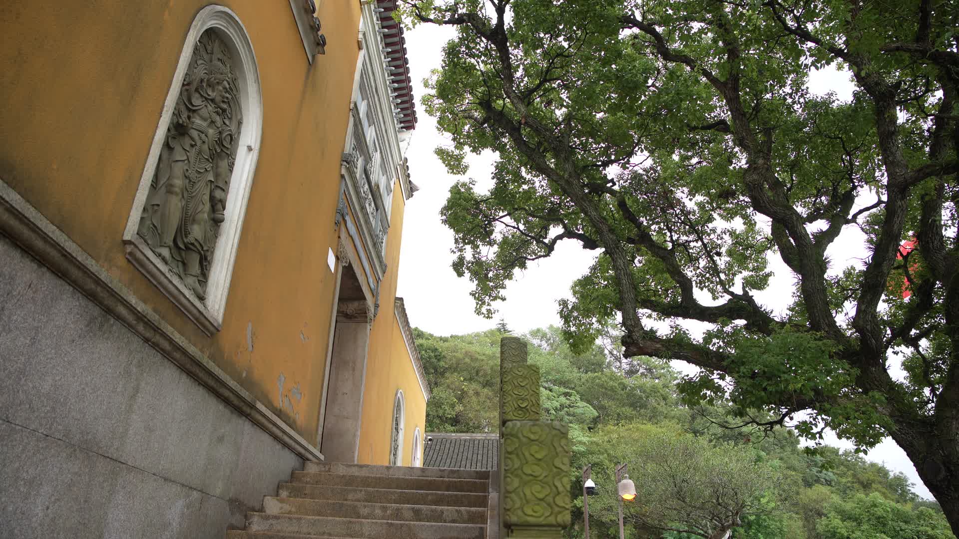 浙江舟山普陀山芥瓶禅院视频的预览图