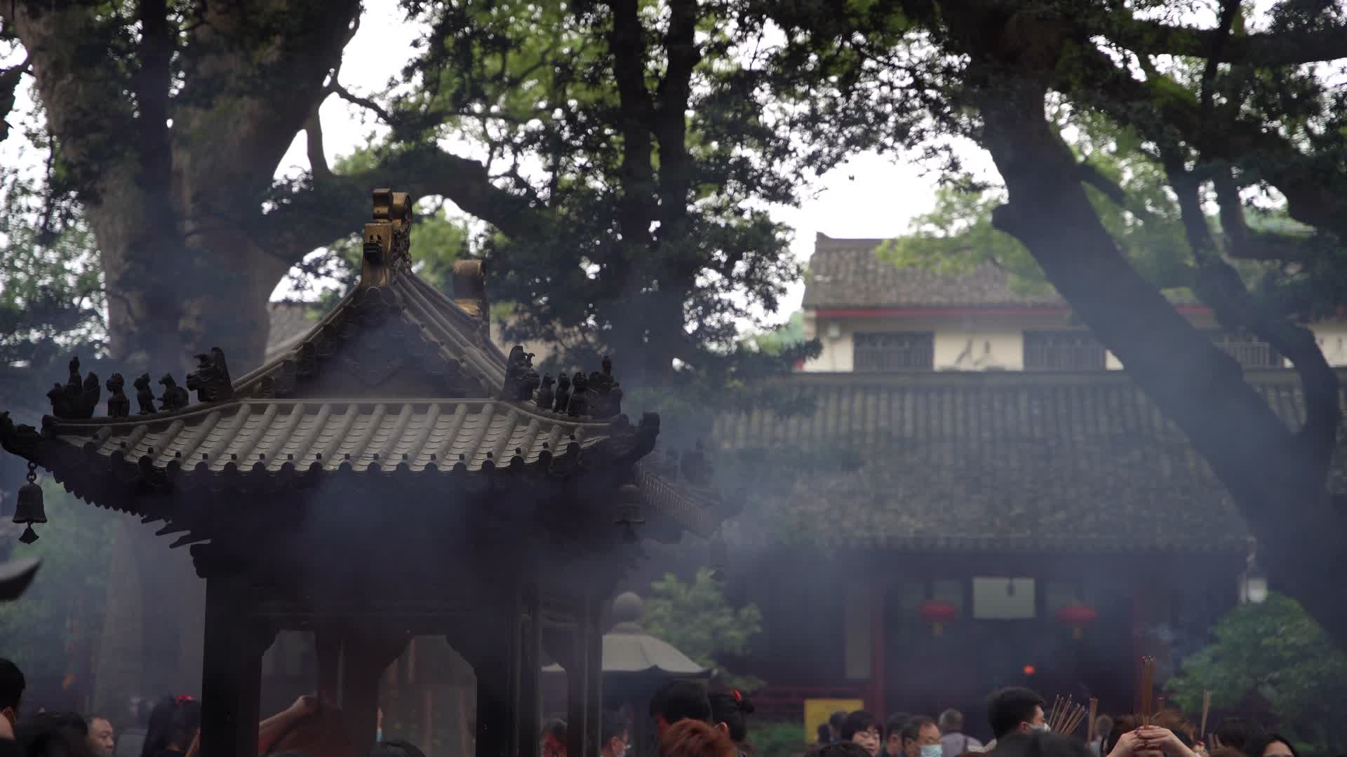 浙江舟山普陀山普济寺视频的预览图