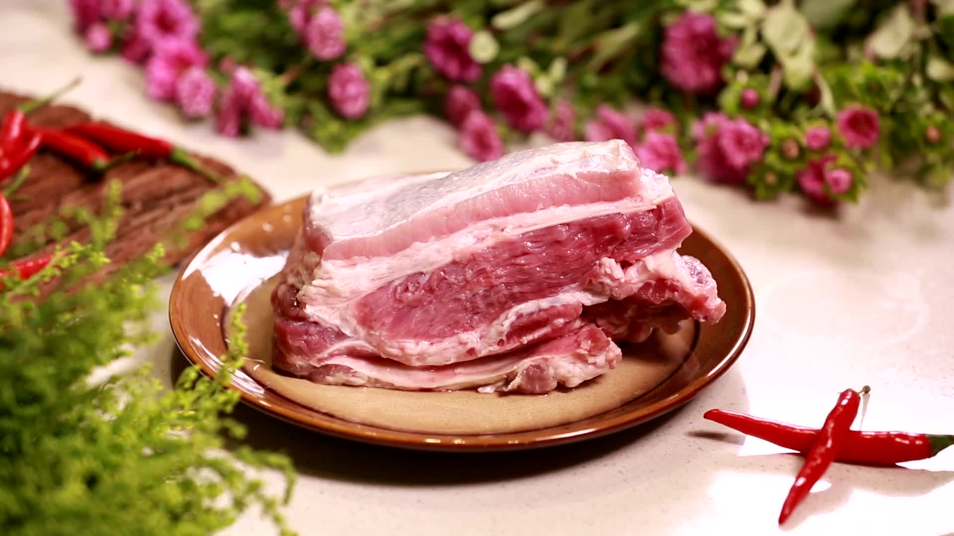 镜头合集牛腩肉牛肉视频的预览图