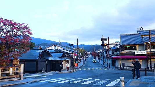 日本岚山的风景视频的预览图