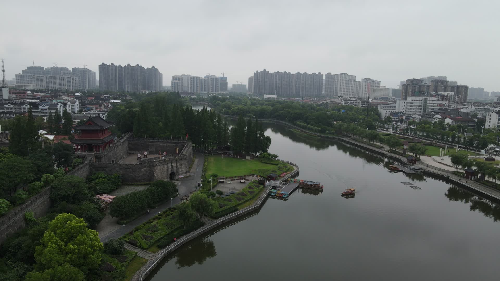 湖北荆州古城历史文化旅游区视频的预览图