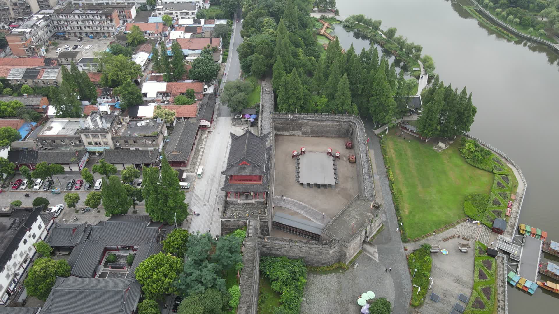 湖北荆州古城历史文化旅游区视频的预览图