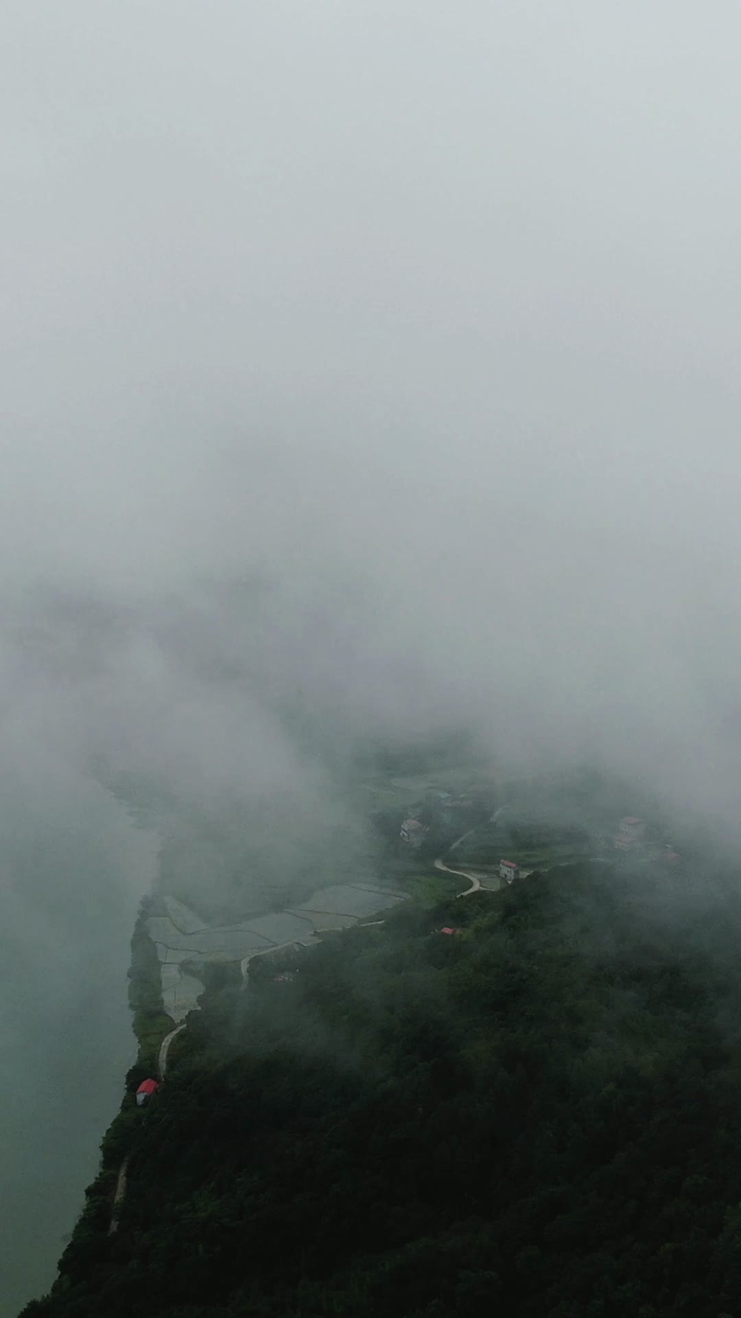 无人机云层之上云雾竖屏航拍视频的预览图