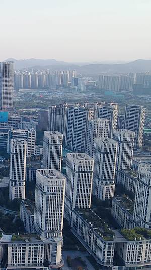城市航拍南京会展中心竖屏视频的预览图
