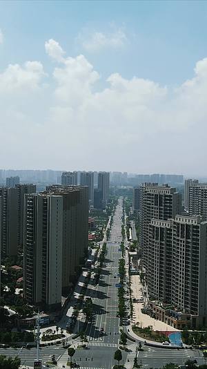航拍湖北荆州城市建设视频的预览图