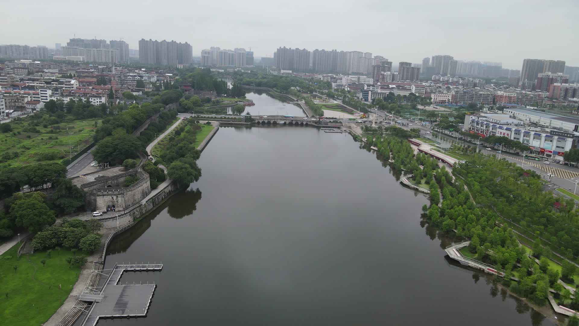 荆州古城历史文化旅游区视频的预览图