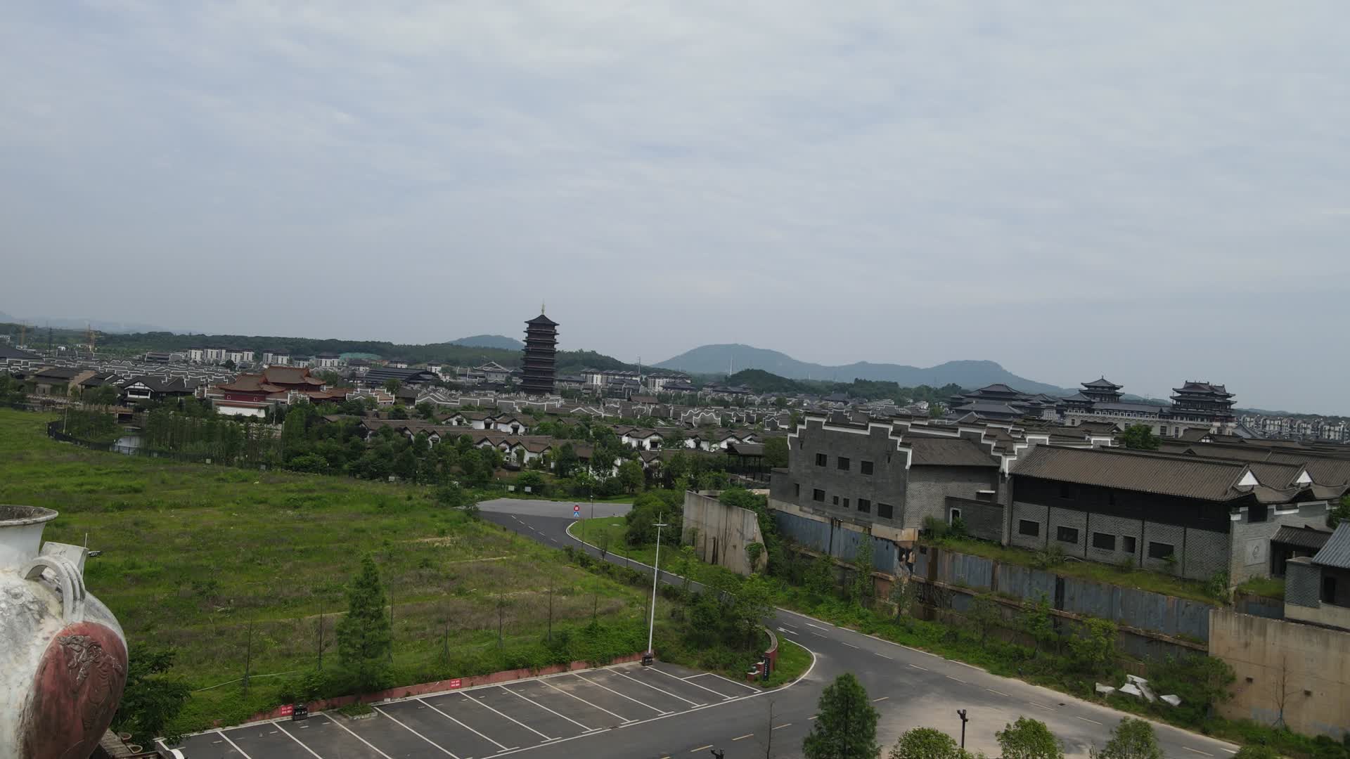湖南长沙铜官窑古镇4A景区航拍视频的预览图