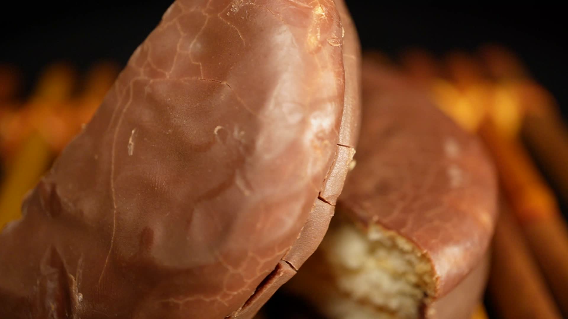甜品甜点巧克力派视频的预览图
