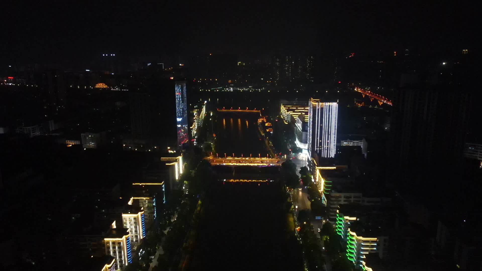湖南邵阳城市风光地标建筑航拍视频的预览图