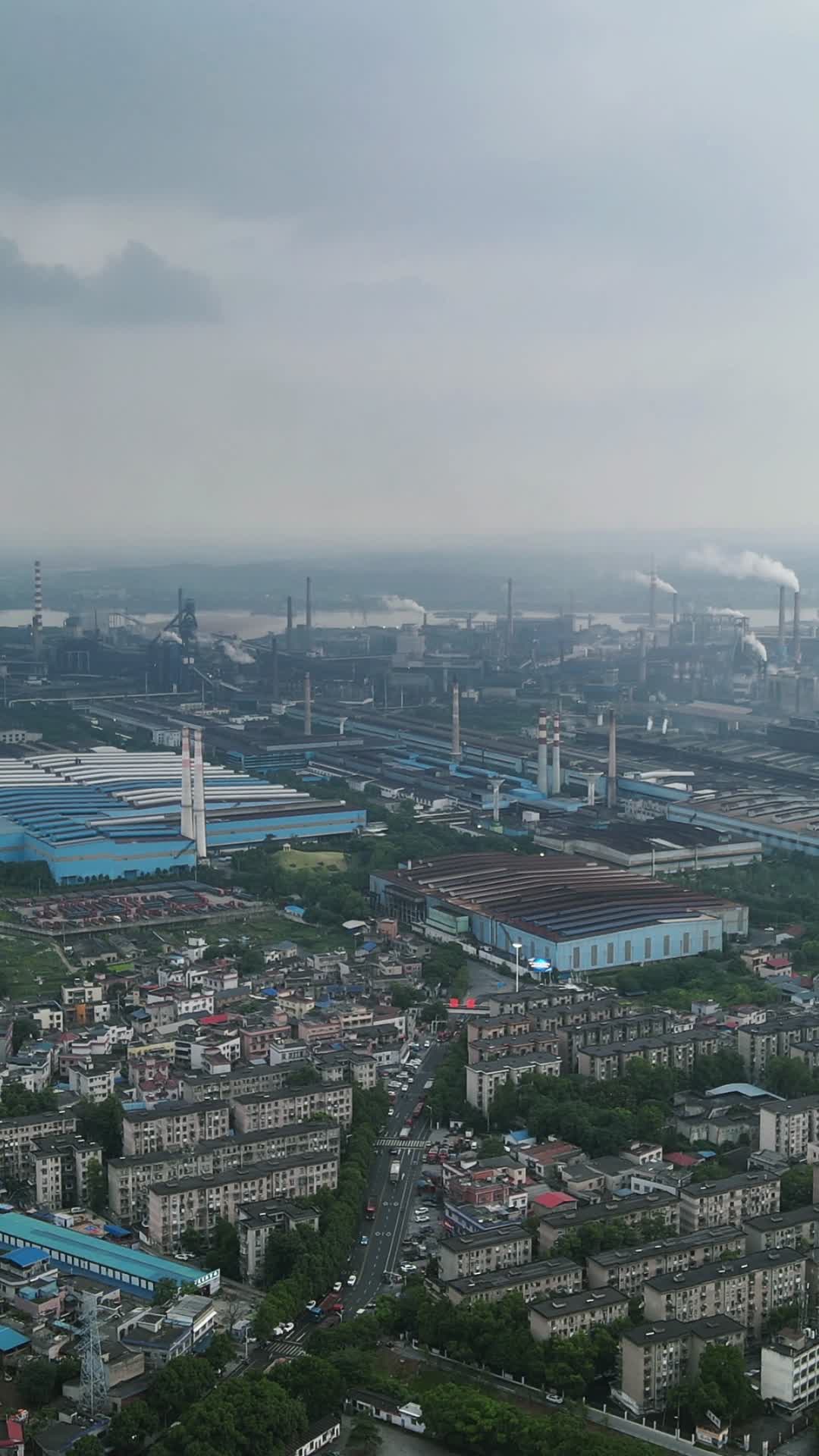 城市航拍湘潭风光视频的预览图