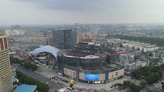 湖南湘潭城市风光航拍视频的预览图