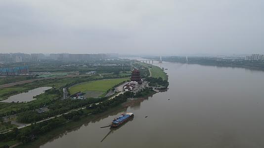 湖南湘潭万楼地标建筑航拍视频的预览图