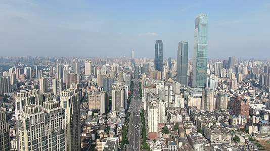 湖南长沙城市宣传片高楼建筑天际线航拍视频的预览图
