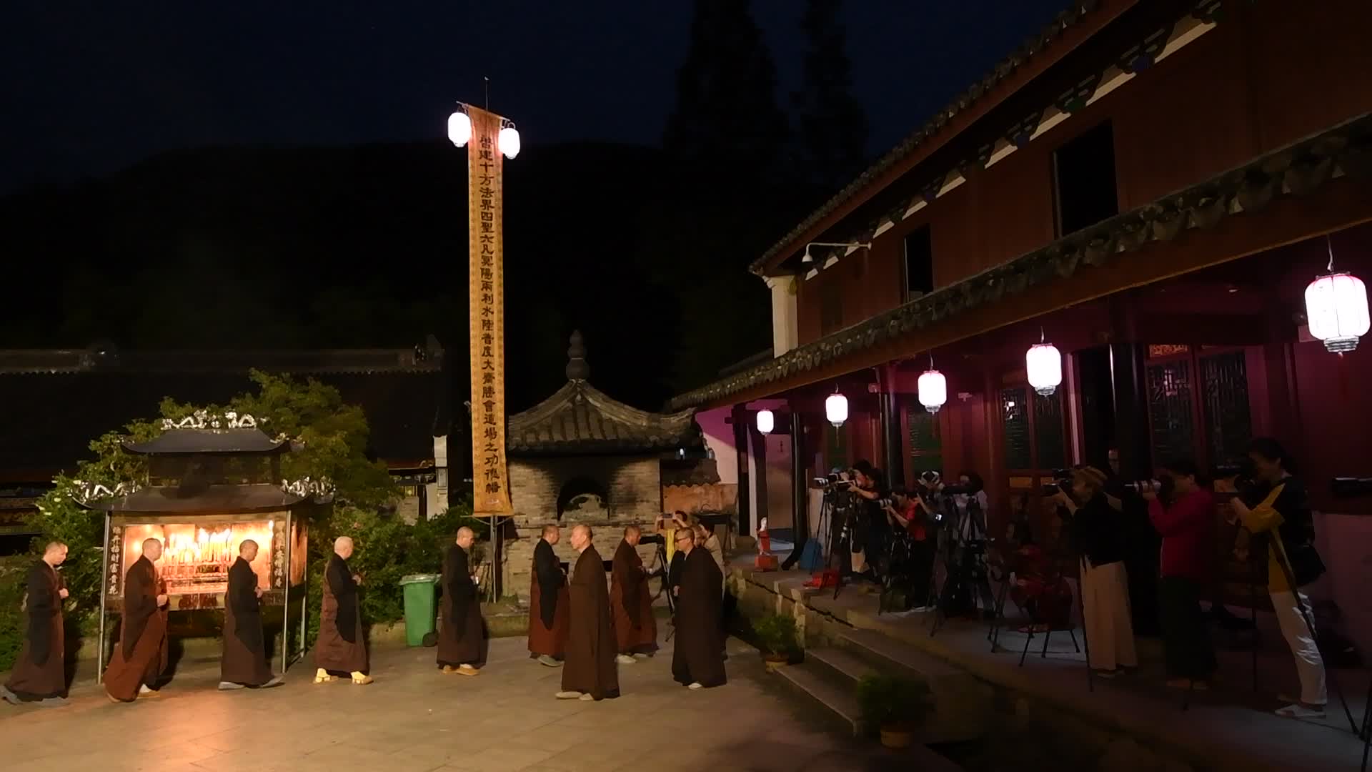 天台山高明寺禅院视频的预览图