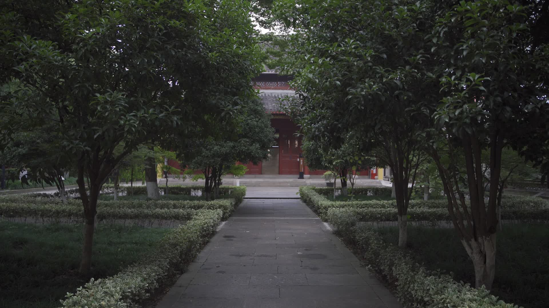 杭州江寺公园古典园林视频的预览图