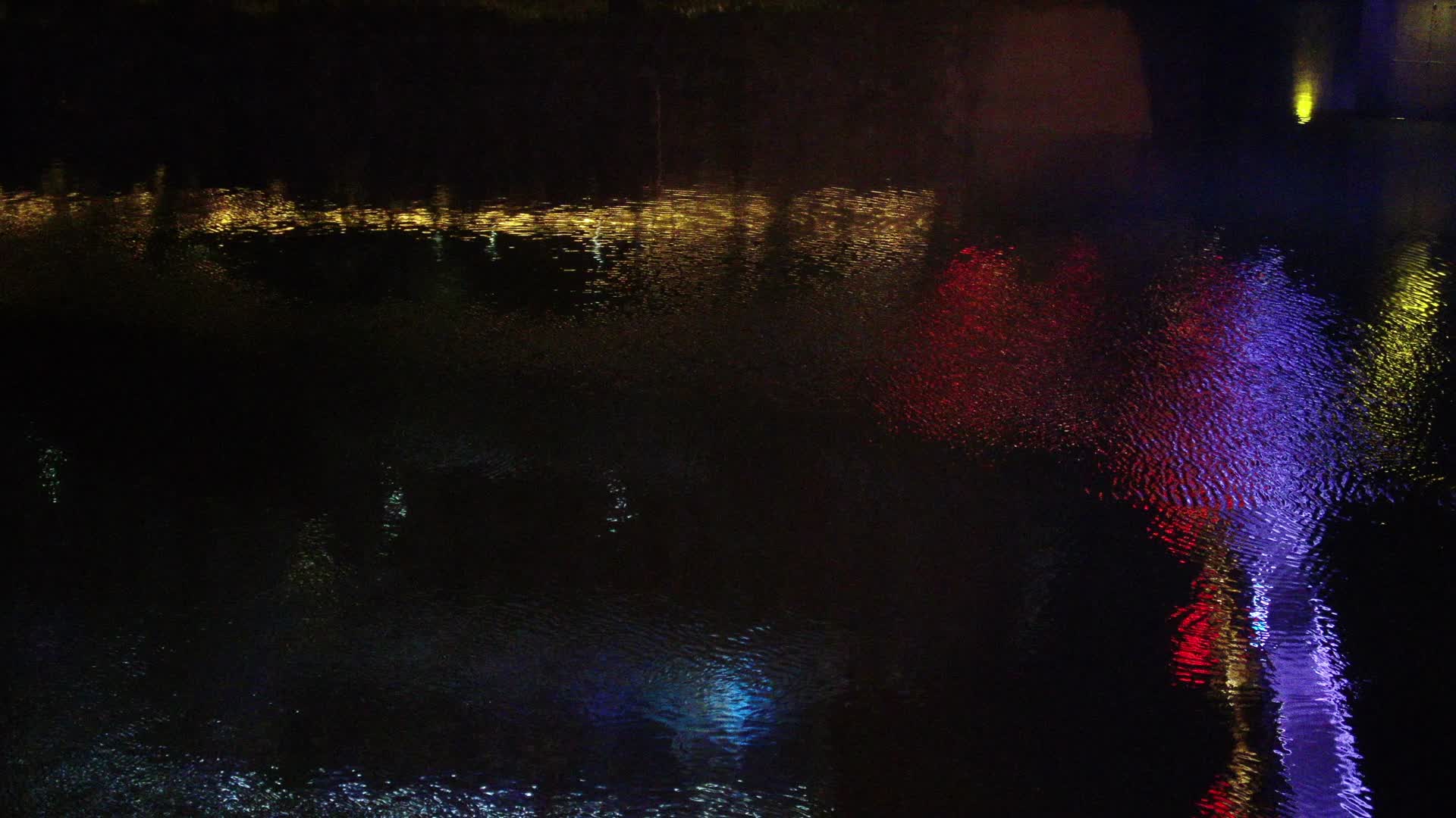 航拍邵阳城市夜景交通灯光视频的预览图