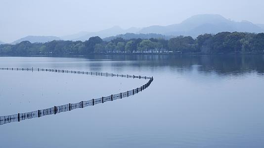 杭州西湖景区西泠桥视频的预览图