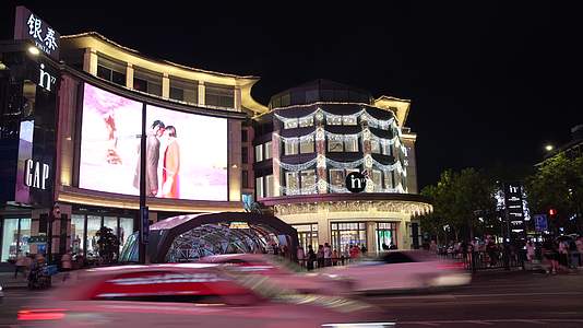 杭州商业区西湖银泰视频的预览图