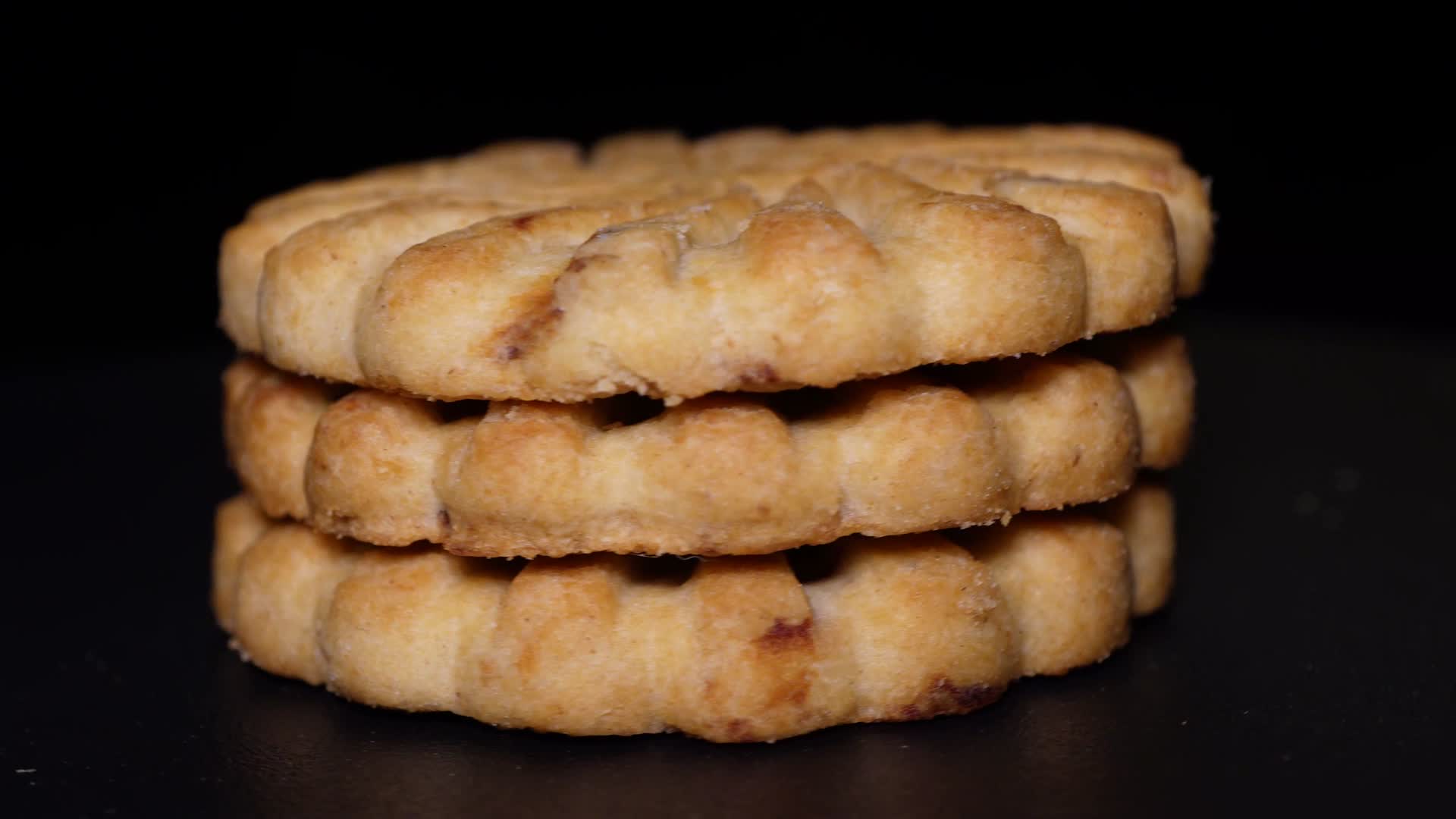 微距饼干烘焙甜品视频的预览图