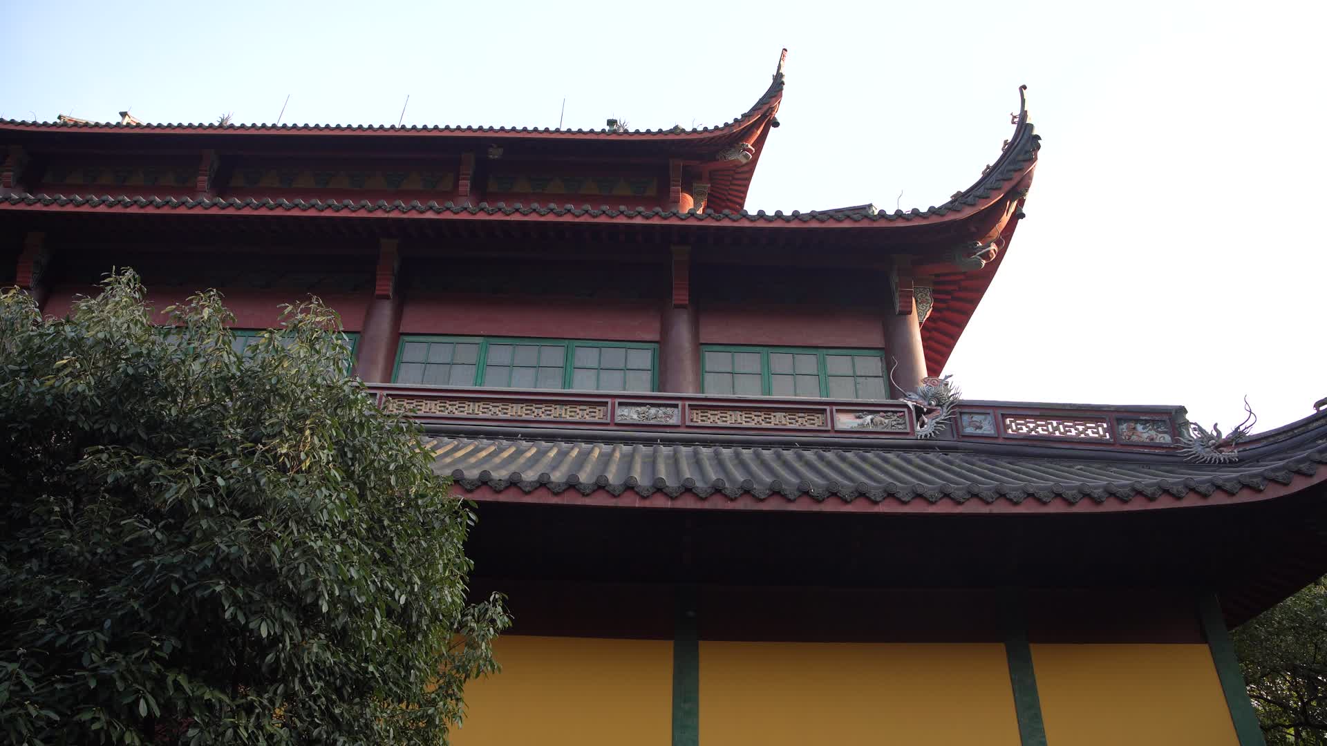 杭州千年古刹灵隐寺风景视频的预览图