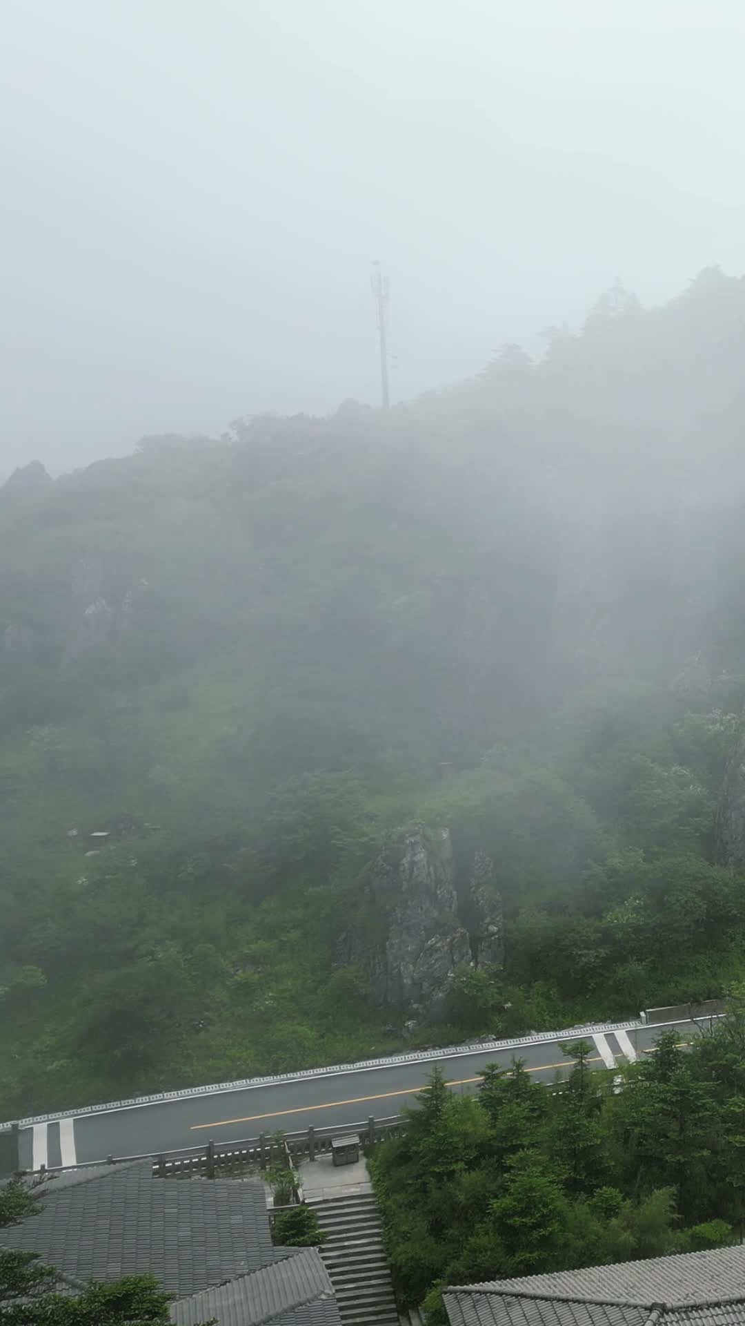 航拍湖北神农架景区高山森林自然风光视频的预览图