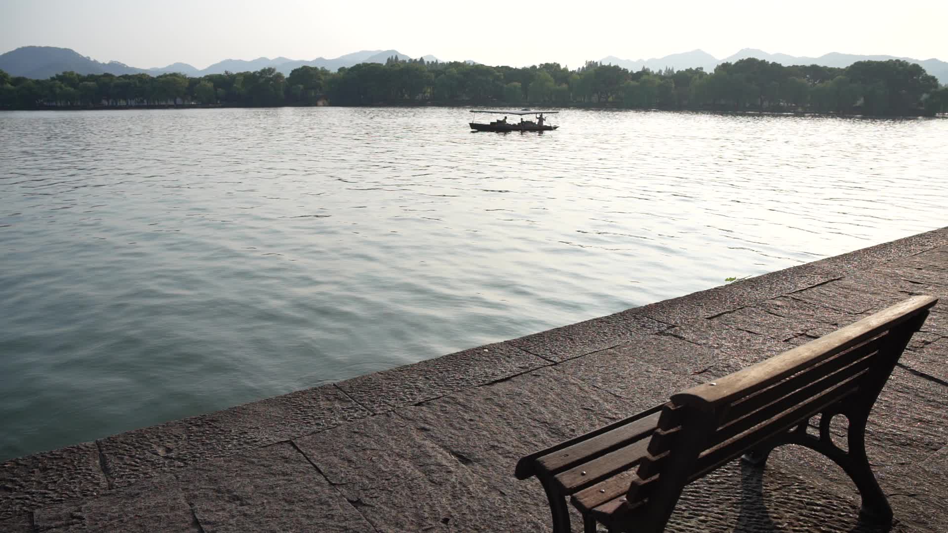 杭州西湖景区孤山视频的预览图