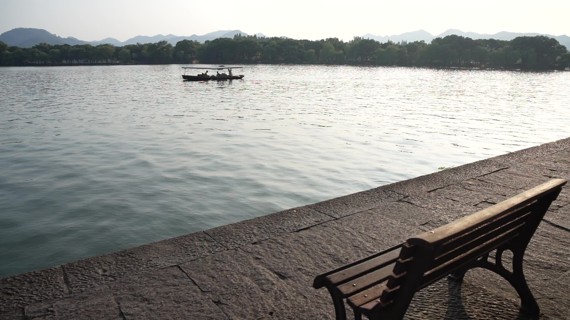 杭州西湖景区孤山视频的预览图
