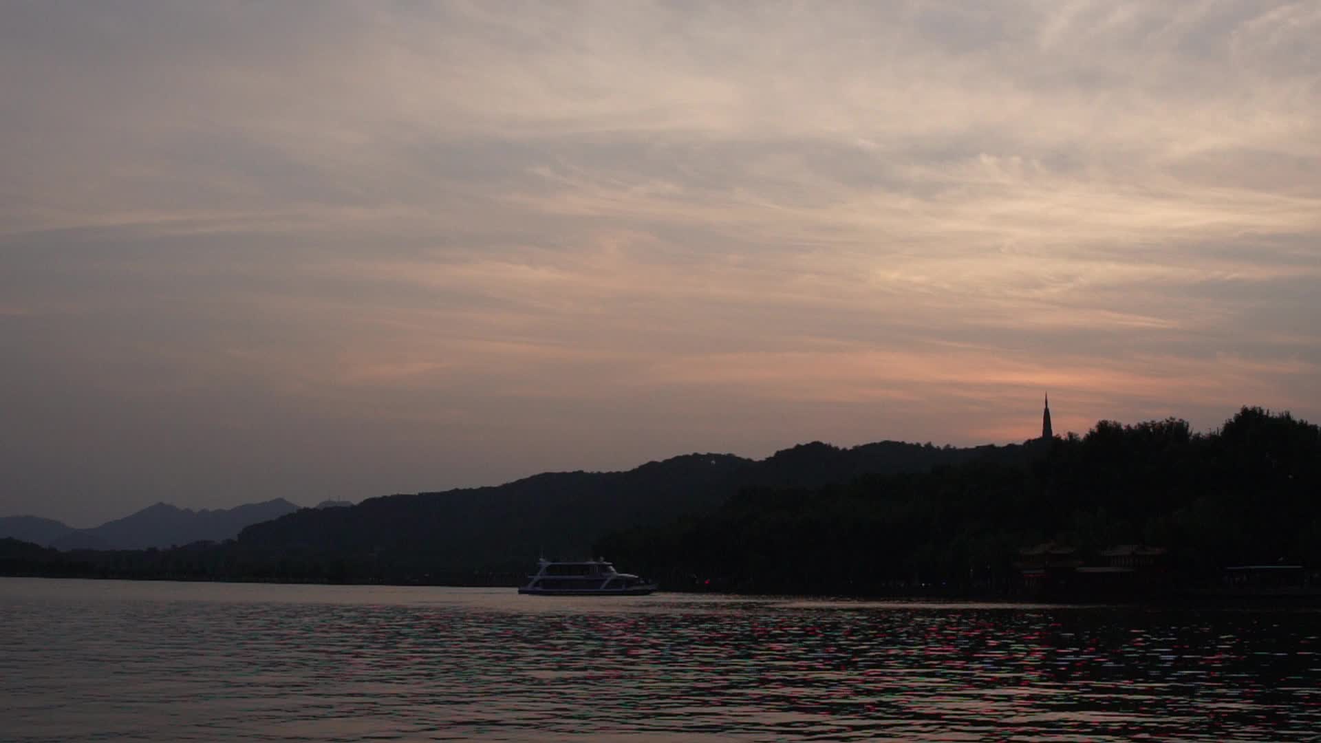 杭州西湖景区湖滨公园视频的预览图