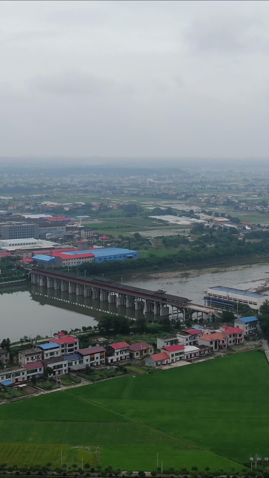 湖南湘乡涟水风雨桥视频的预览图