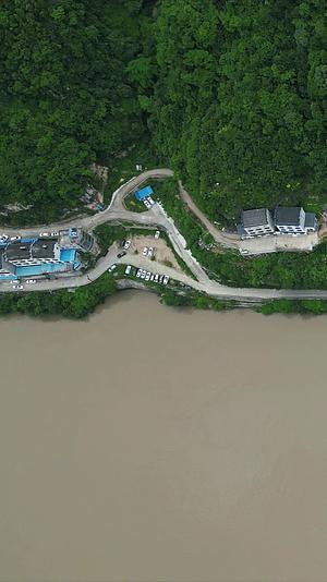 航拍湖北宜昌三峡人家风景区视频的预览图