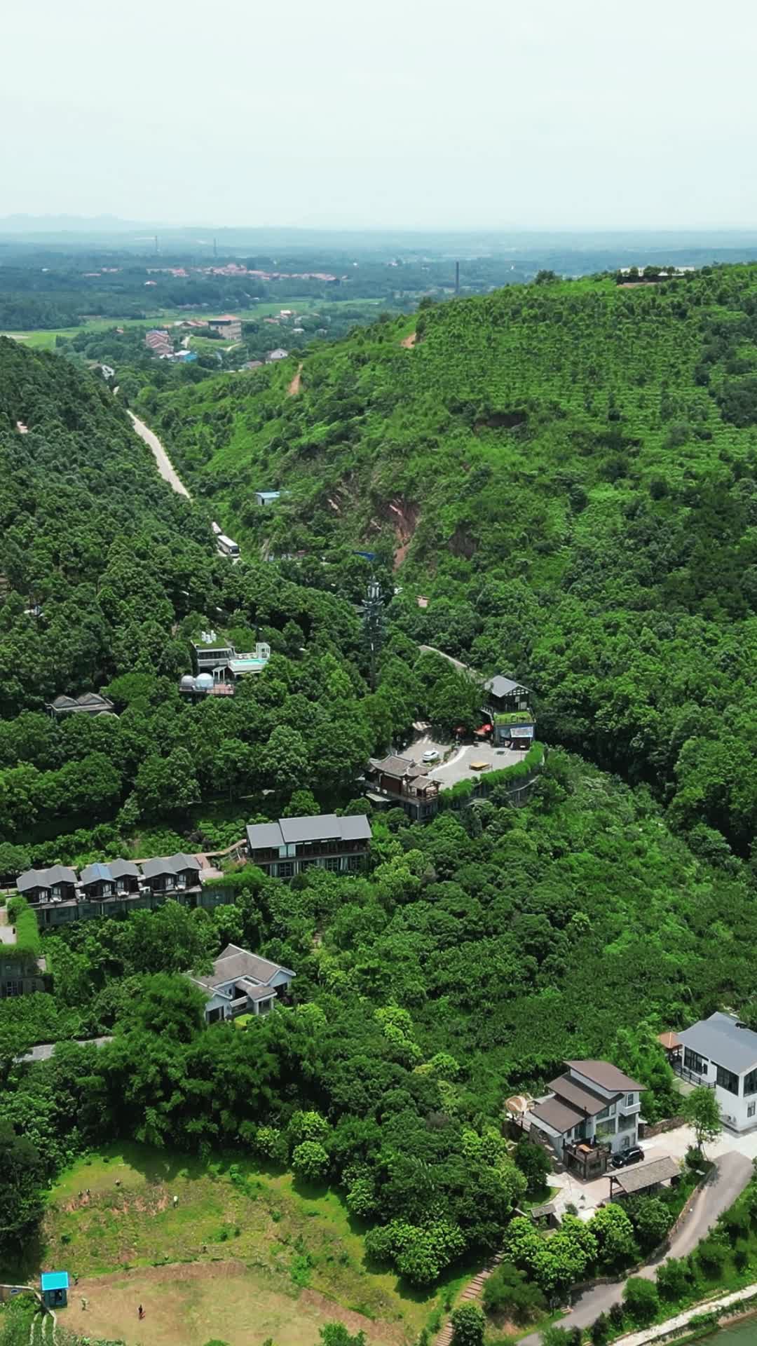 湖南常德昭山4A景区竖屏航拍视频的预览图