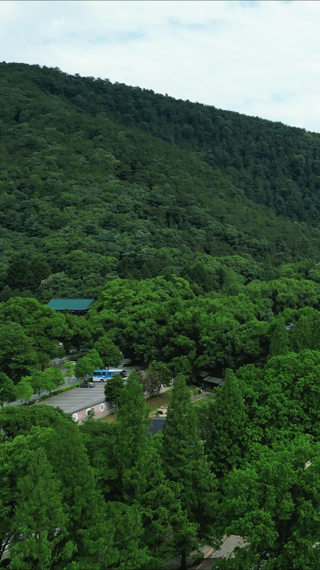 湖南常德夹山国家森林公园4A景区竖屏航拍视频的预览图
