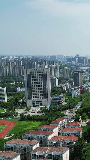 湖北宜昌城市风光竖屏航拍视频的预览图
