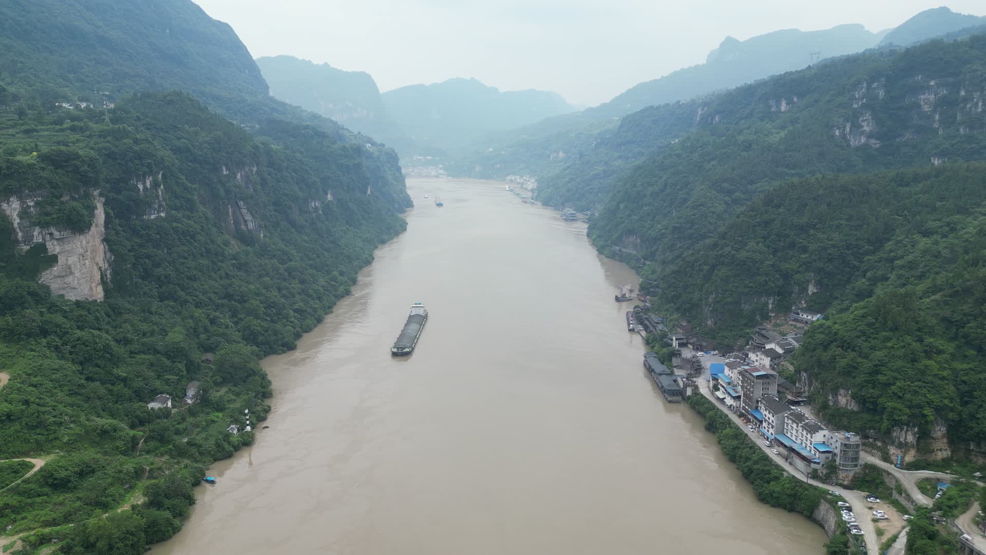 湖北宜昌三峡人家5A景区航拍视频的预览图