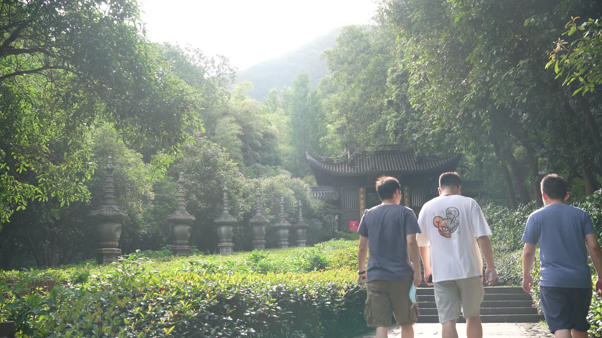 杭州飞来峰永福寺禅院视频的预览图