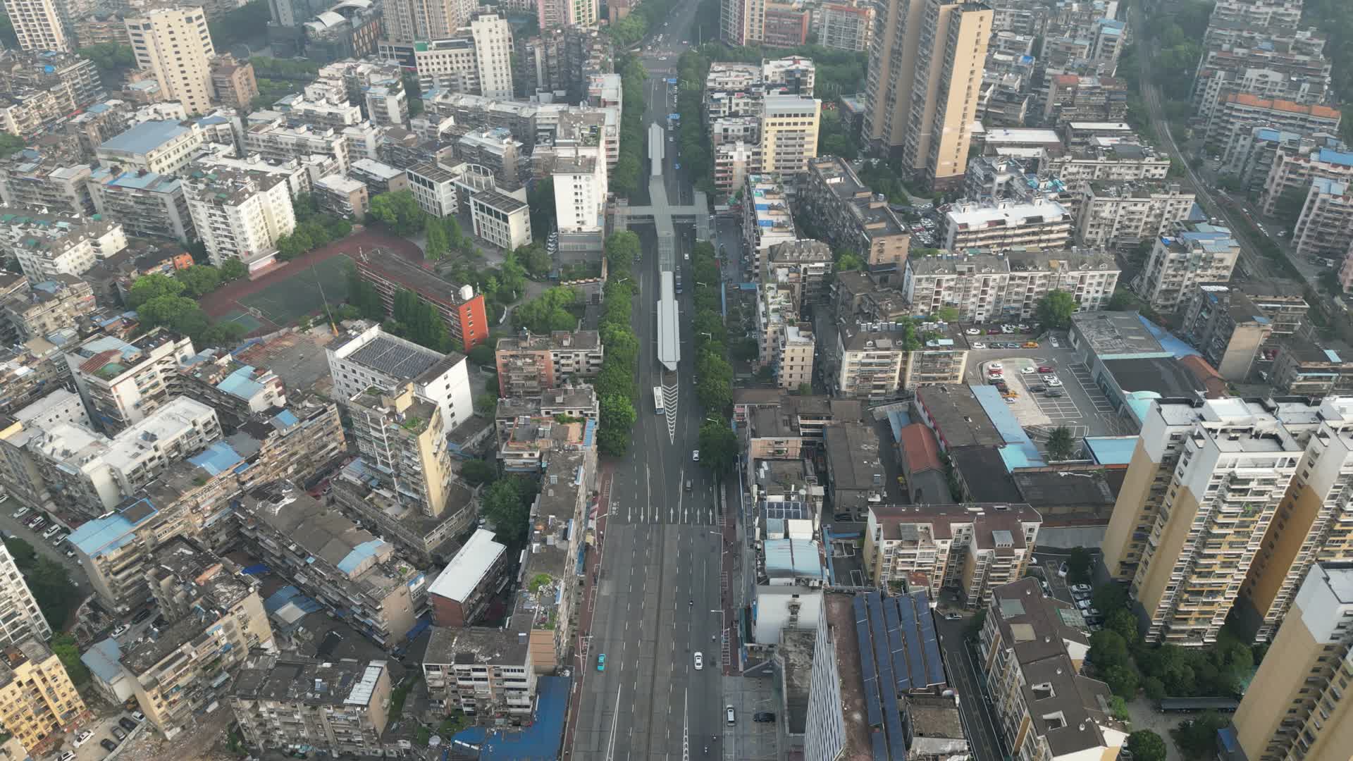 湖北宜昌城市建设航拍视频的预览图