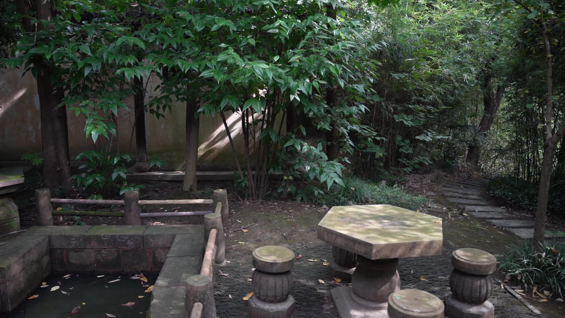杭州西溪国家湿地公园西溪草堂视频的预览图